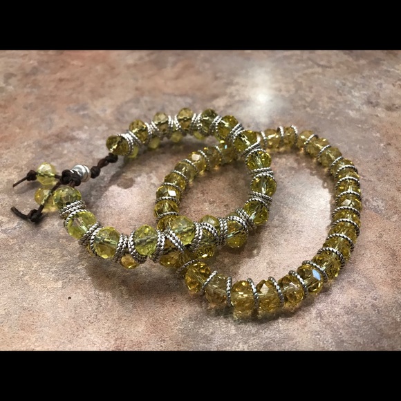 Crystal woven bracelet with tiny strong magnets. - Picture 7 of 7